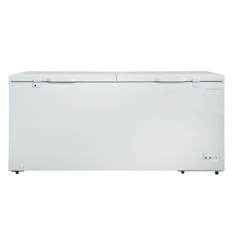 Hamilton Beach 25 Cu. Ft. Chest Freezer, 2 Doors, Garage Ready