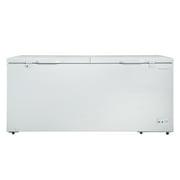 Hamilton Beach 21 Cu. Ft. Chest Freezer, Double Door, Manual Defrost, White, HZ9212