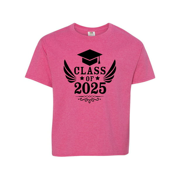 Inktastic Class Of 2025 With Graduation Cap And Wings Child Short