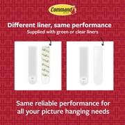 Command Picture Hanging Strips, White, Medium, 3 Sets of Strips/Pack