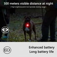 thumbnail image 5 of GBAYXJ LED Dog Collar Light LED Dog Tag Light For Dog Collar Clip On Dog Lights For Night Walking & Camping Fixed Clip (Black), 5 of 9