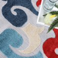 thumbnail image 5 of BNM Vintage Damask Indoor Outdoor Area Rug, 8' x 10', Multicolor, 5 of 8