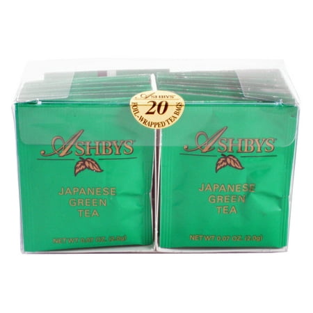 Ashbys Japanese Green Tea Bags, 20 Count Box