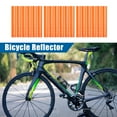 thumbnail image 2 of Unique Bargains 36 Pcs Bicycle Reflector Reflective Version Durable ABS Night Visibility Cycling for Bike, Mountain Bike, Wheels, Wheelchair Orange, 2 of 6