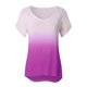 thumbnail image 5 of Camiseta informal de manga corta con estampado teñido anudado degradado para mujer Camiseta de manga corta con cuello en V para mujer OAVQHLG3B Store lin121212, 5 of 5