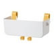 thumbnail image 2 of Yhmxh Organizadores y almacenamiento Cesta colgante de almacenamiento para mesita de noche de dormitorio con gancho, caja colgante de almacenamiento con compartimento de gran capacidad, 2 of 2