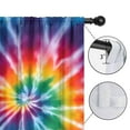 thumbnail image 4 of Blackout Kids Curtains,Colorful Rainbow Tie Dye Spiral Pattern Childrens Insulated Curtains Set Of 2,Bedroom Essentials,Toddler Room Decor 42"x54", 4 of 5