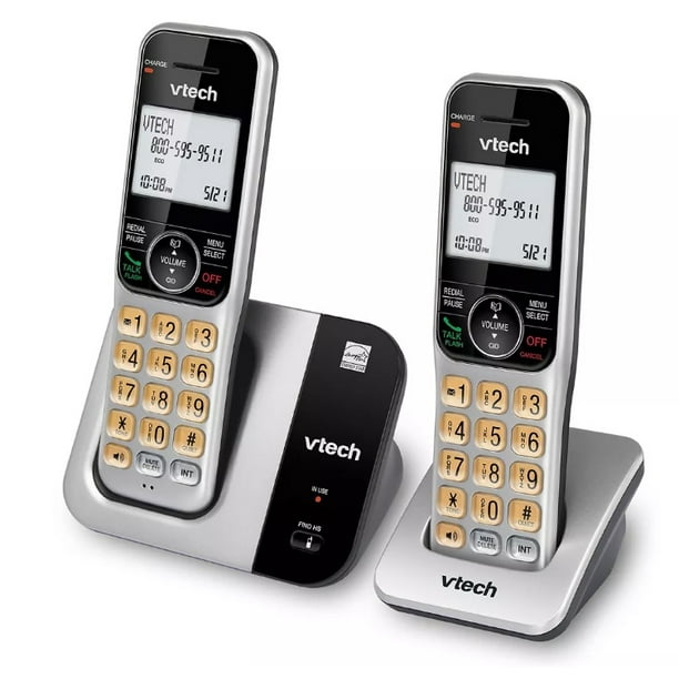 VTech Téléphone sans fil à 3 combinés à portée étendue DECT 6,0