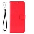 thumbnail image 5 of Wallet Case for TCL NxtPaper 70 Pro 5G with Card Holder, PU Leather Flip Phone Case with Kickstand Magnetic Closure Wrist Strap Red, 5 of 5