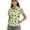 Shamrock White, variant on COEQINE Women Short Sleeve Golf Shirts Moisture Wicking Soft 1/4 Zip Golf Tops Candy and Snowflake Black Print Quick Dry Fit Polo Shirts Lightweight Tennis Activewear, XS