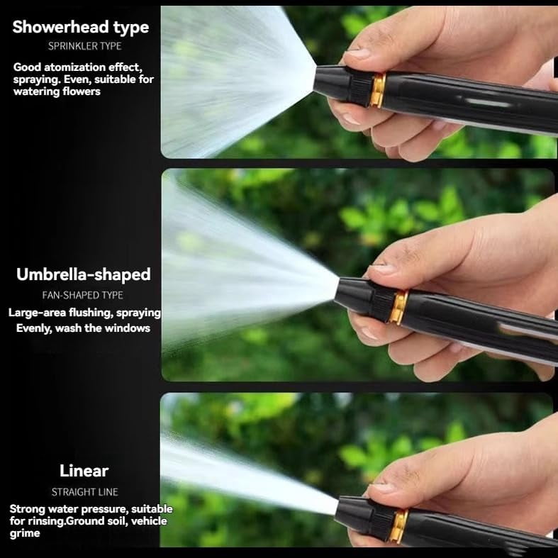 Home High‑Pressure Car Wash Water Gun – Powerful High‑Pressure Water Gun for Cars, Garden Hose Nozzle for Watering Plants & Vegetables