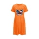 thumbnail image 5 of Camisón corto de talla grande para mujer, camisón de manga corta con estampado de pecho a la moda, camisón para mujer, 5 of 7