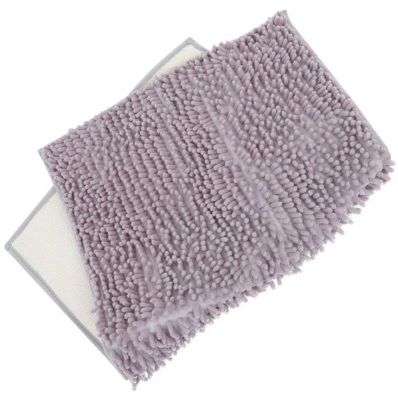 ELAYARD Grey Soft Chenille Non- Entrance Rug Mat Super Absorbent Floor Door Mat