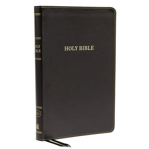 KJV, Thinline Bible, Standard Print, Imitation Leather, Black, Red Letter Edition, (Hardcover)