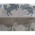 thumbnail image 3 of oneOone Tissu Georgette Viscose Rayé/éléphant & Imprimé Ikat Cheval BTY 42 Pouces de Large, 3 of 3