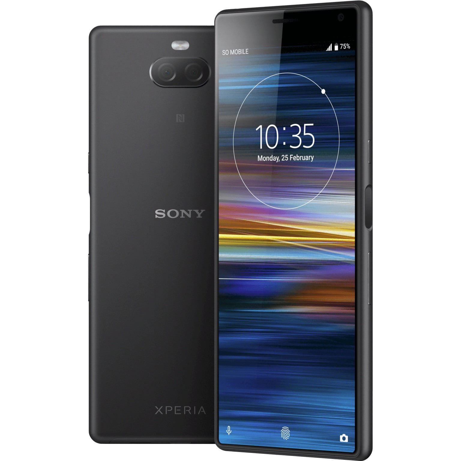 Sony Xperia 10 Unlocked GSM/Verizon Smartphone, 6.0" 21:9 Wide Display