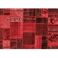 thumbnail image 1 of Ahgly Company Indoor Rectangle Oriental Red Modern Area Rugs, 7' x 9', 1 of 4
