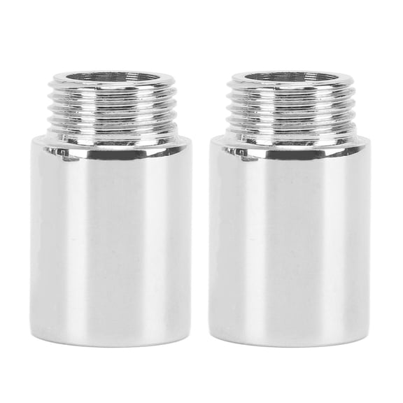 Xirurus 2-Pack Stainless Steel Chrome Shower Arm Extension Pipe 1.2in – Durable, Rust‑Resistant, Tool‑Free Installation for Handheld Shower Heads