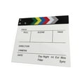 thumbnail image 1 of fastboy Director Film Clapboard Action Scene Clapper Board Wooden Movie Film Clap Slate, L, Colorful, 1 of 6