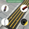 thumbnail image 4 of TROPOW 48" Heavy-Duty Rubber Curb Ramp – 110,000 lbs Load Capacity | Low-Profile Slope Ramp for Driveways, Sidewalks, Cars, RVs, Wheelchairs & More, 4 of 9