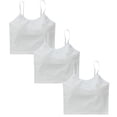thumbnail image 2 of LYMAYTER Girls Stretchy Comfort Training Bra Breathable Soft Support Casual Everyday Cami Bralette, 2 of 8