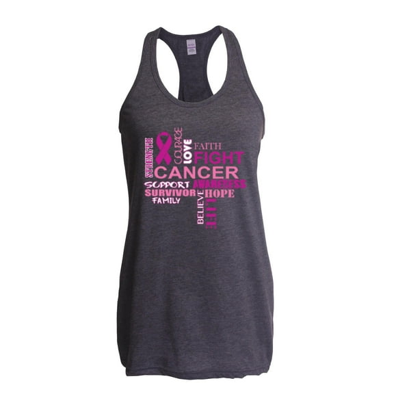 Normal is Boring - Women's Racerback Tank Top, up to Women Size 2XL - Fight Breast Cancer