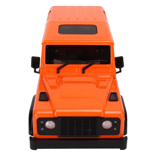 Repuestos De Carcasa De Coche RC, Carcasa De Carrocería De Coche RC Respetuosa Con El Medio Ambiente, Base De Rueda De Plástico De 144mm Para Coche De Escalada 1/24 ANGGREK Naranja