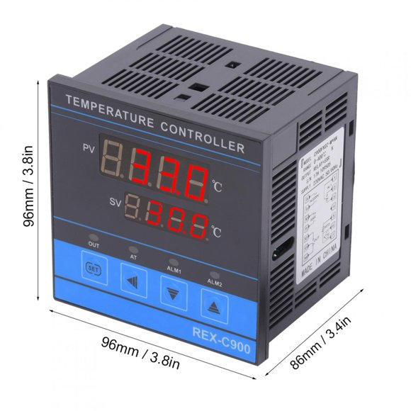 Wchiuoe High Sensitivity 0-400℃ PID Control Temperature Controller Output Temperature Controller, Temperature Controller, Stable For Home Hot Water System