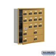thumbnail image 1 of SalsburyIndustries 19155-16GRC Cell Phone Storage Locker With Front Access Panel - 5 Door High Unit, Gold, 1 of 1