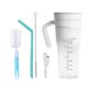 thumbnail image 5 of Exprimidor de frutas portátil, licuadora de hielo, práctico mezclador de jugo de frutas con carga USB Blanco, 5 of 9