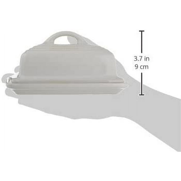 Le creuset top butter dish white