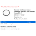 thumbnail image 2 of Converter Inlet Exhaust Gasket - Compatible with 2000 - 2005 Chevy Impala 3.4L V6 2001 2002 2003 2004, 2 of 2