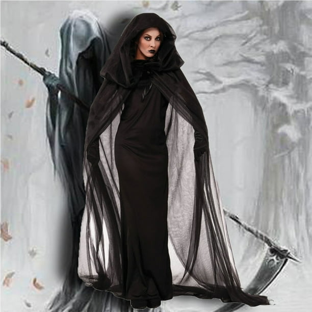 Witch Costume for Women Sorceress Dress Wicked Witch Hat Sexy Halloween  Costumes,Five sizes,Gothic Style,halloween cosplay party