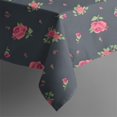 thumbnail image 5 of Pioneer Flower Floral Print Pattern Square Tablecloth,Waterproof Square Table Cover,Wipeable Spillproof Washable Table Cover for Home Kitchen Party Decor 42"X42"(107x107cm), 5 of 6