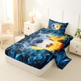 thumbnail image 2 of Erosebridal Soccer Theme Twin Sheet Sets,Boys Ball Sport Bedding For Kids 3 Pieces, 2 of 6