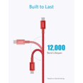 thumbnail image 5 of Anker USB C to USB C Cable, Type-C Charging Cord Fast Charge(10FT,100W), Compatible for iPhone 17 Series, MacBook and More(Red), 5 of 7