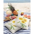 thumbnail image 3 of Outdoor Throw Pillow Cover Watercolor Blooming Yellow Sunflower Waterproof Cushion Covers 2 Pack Spring Floral Pillow Cases Home Decoration for Patio Garden Couch Sofa, 3 of 6