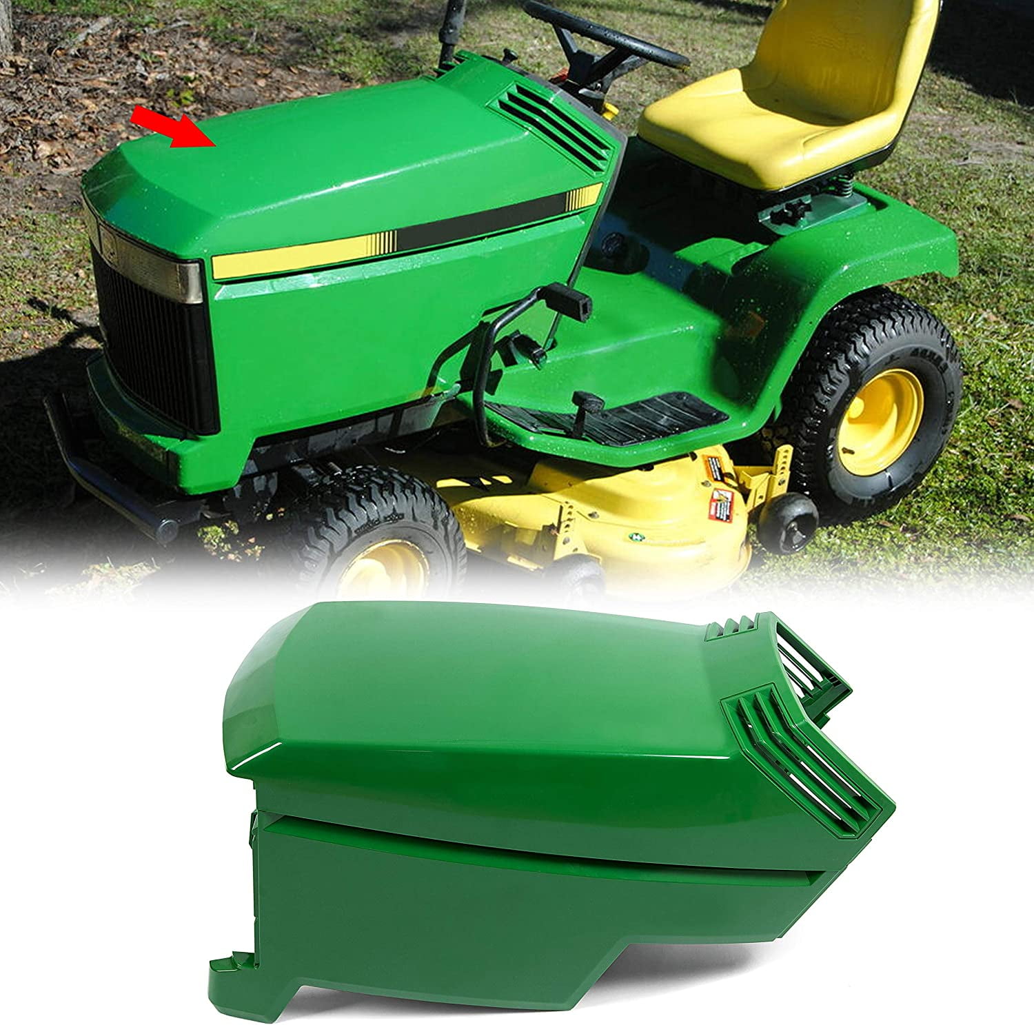 Asiento De Repuesto Para Cortacésped John Deere GT242, GT262, GT275, LX172, LX176, Etc. - Número De Pieza AM115813