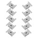 thumbnail image 4 of FOMIYES 10Ud Clips De Fijación Plateados Para Parachoques Con Base Segura Y Resistente, 4 of 8