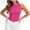 Hot Pink, variant on ClodeEU Women's Solid Color Sleeveless Tank Top ,Comfortable Y2K Layering Blouse Army Green,Women's Plus L