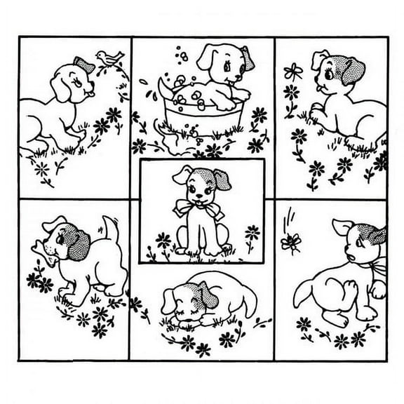 Aunt Martha's #3879 Puppy Tales