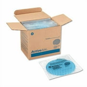 Georgia Pacific ActiveAire Deodorizer Urinal Screen with Side Tab, Coastal Breeze Scent, Blue, 12/Carton