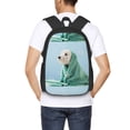 thumbnail image 6 of Daiia Dog Wrapped in Towel Backpack for Men and Women -Durable Backpack Large Capacity, Water-Resistant Bag with Adjustable Straps and Laptop Compartment, 6 of 9
