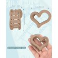 thumbnail image 2 of AWAYTR 6 Pcs Heart Hair Claw Clips for Women Matte Nonslip Hair Jaw Clips Heart Hair Clips for Thin Thick Hair Cute Hair Styling Accessories, 2 of 7