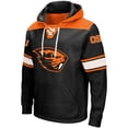 thumbnail image 2 of Men's Colosseum Black Oregon State Beavers 2.0 Lace-Up Pullover Hoodie, 2 of 4