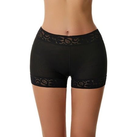 YOTMKGDO Shorts for Women  Bladder Control Underwear for Women  Women Shaper Padded Butt Lifter Panty Butt Hip Enhancer Hip Shapewear Underwear   Ladies Underwear Panties (Black  S)