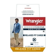 Wrangler Mens and Big Mens Relaxed Fit Cargo Pants With Stretch