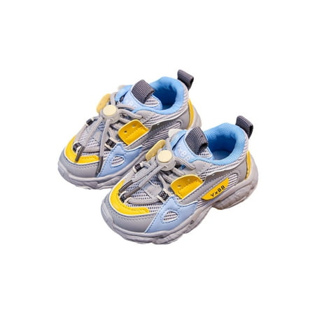 

Ritualay Boys Girls Sneakers Sport Athletic Shoes Mesh Running Shoe Stylish Slip Resistant Trainers Walking School Breathable Gray 11C