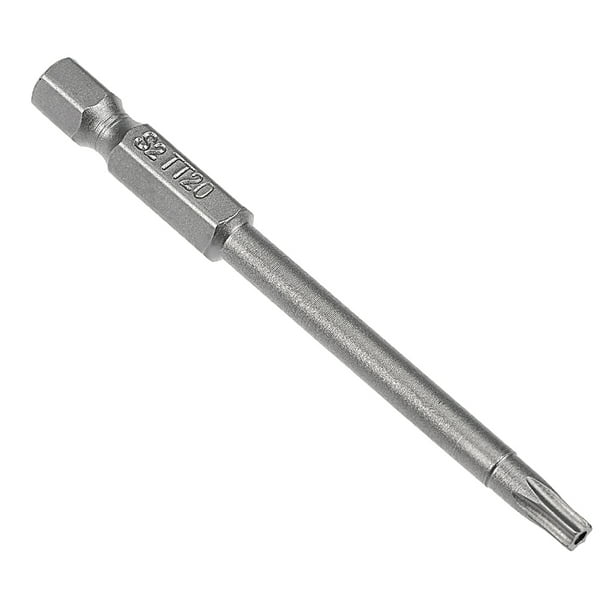 Unique Bargains 15 Pcs 1/4' Hex Shank TT20 Magnetic Security Torx