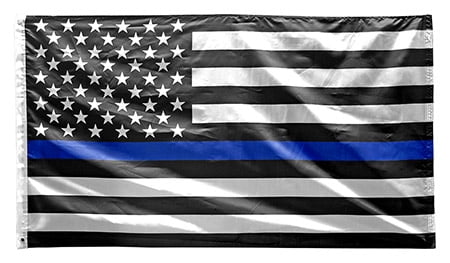 3x5 Thin Blue Line Police Lives Matter on American Flag USA US Outdoor Banner